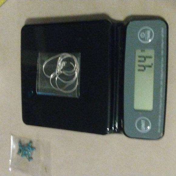 Turquoise Network Turquoise Turtle Pendant and Italy .925 marked Chain NEW - Picture 6 of 8